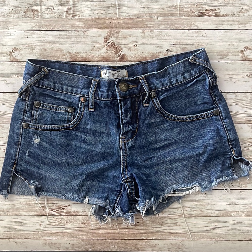 Free People Jean Shorts